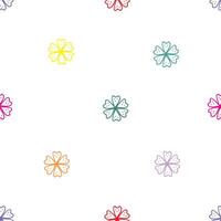 Beautiful seamless flower pattern with intricate floral details. Ideal for fabrics, wallpapers, invitations, and decorative projects. High-quality . vector