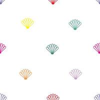 Minimalist seamless flower pattern featuring simple, modern floral elements. Ideal for branding, stationery, textile design, and digital prints. vector
