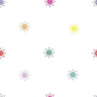 Modern seamless flower pattern with stylish botanical elements. Perfect for wrapping paper, apparel, stationery, and home decor. vector