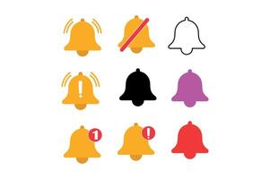 Bell Icons for Alerts and Notifications, notification bell icons, notification bell , notification alert icons vector