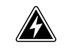High Voltage Warning Label , electricity warning, warning label, high voltage, danger sign, power danger vector