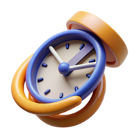 wonderful creative wonderful classic impressive vintage 3D Cartoon Clock Illustration high resolution high quality high quality png