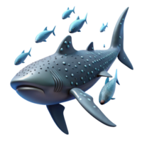 elegant rustic stunning abstract magnificent abstract Whale Shark 3D Illustration detailed detailed 4K png