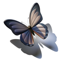 serene abstract impressive traditional 3D Butterfly Illustration high resolution high resolution png