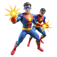 beautiful abstract extraordinary abstract Dynamic Duo 3D Illustration premium authentic png
