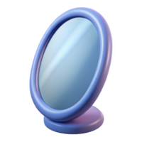 impressive vintage stunning modern 3D Render of a Round Hand Mirror high resolution high resolution png