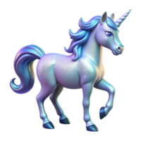 serene abstract elegant artistic Sparkling Unicorn 3D Render professional 4K png