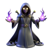 wonderful abstract 3D Render of a Powerful Wizard genuine png