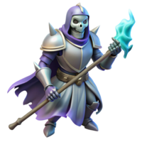 extraordinary abstract 3D Render Skeleton Knight Illustration high resolution png