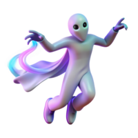 beautiful classic 3D Render Alien Figure in Dynamic Pose high quality png