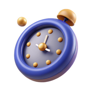 drammatico minimalista 3d allarme orologio illustrazione professionale png