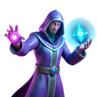 wonderful rustic Powerful Wizard 3D Render genuine png