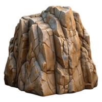 beautiful artistic Rocky Mountain Cliff Face Transparent Background high resolution png
