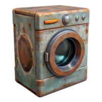 serene rustic Washing Machine Transparent Background Front View original png