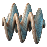vibrant creative Dynamic Waveform Pattern Transparent Background authentic png