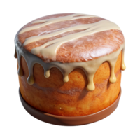 vibrant minimalist Low Angle Shot of a Cake Isolated on Transparent Background 4K png