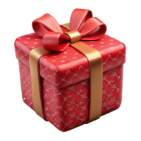 magnificent minimalist Red Holiday Gift Wrap Isolated with Festive Pattern genuine png