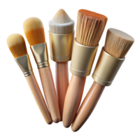 elegant creative Set of Paint Brushes Various Sizes Transparent Background high resolution png