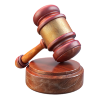 impressive abstract Gavel Striking Sound Block Transparent Background professional png
