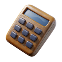wonderful contemporary Calculator Top View with Shadow Transparent Background professional png