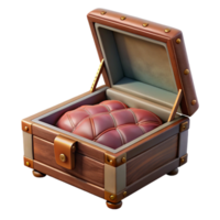 beautiful creative Watch Box Transparent Background with Cushions high resolution png