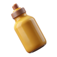 extraordinary rustic Bottle of Mustard Cutout on Transparent Background high resolution png
