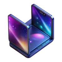 wonderful abstract Generate 3d Rendered Cutout of Conceptual Foldable Smartphone with Flexible, genuine png
