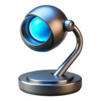 stunning rustic A 3d Rendered Cutout of Futuristic, Levitating Spherical Desk Lamp high resolution png