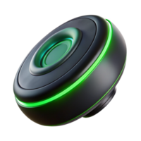 stunning artistic Generate 3d Rendered Cutout of Futuristic, Levitating Speaker Crafted From high resolution png