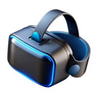 beautiful creative A 3d Rendered, Futuristic Vr Headset with Sleek, Black Matte original png