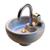 magnificent modern A 3d Render of Futuristic, Wall-mounted Sink Basin Crafted From authentic png