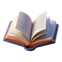 extraordinary artistic A Open Hardback Book with Visible Text and Page Turning, high quality png