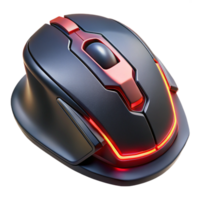 elegant modern A 3d Rendered Cutout of Futuristic, Ergonomic Computer Mouse With original png