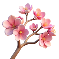 wonderful rustic Generate Photogrammetry-based Cutout of Blooming Branch of Cherry Blossoms With genuine png