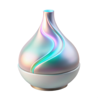 extraordinario clásico holográfico difusor turquesa, lavanda, coral niebla alto calidad png