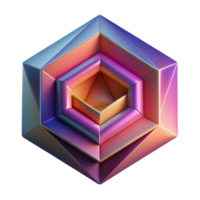 wonderful classic Abstract Geometric Background with Gradient Colors Cutout genuine png