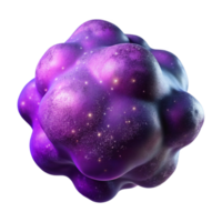 beautiful rustic Abstract Purple Nebula Cutout with Cosmic Dust high resolution png