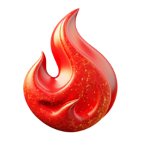 wonderful abstract Abstract Red Flame Isolated with Upward Flicker 4K png