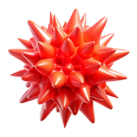 dramatic creative Abstract Red Explosion Isolated with Blast Effect authentic png