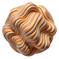 wonderful modern Abstract Wavy Lines Design Isolated on Transparent Background high resolution png