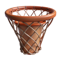 serene traditional Basketball Hoop Net Close Up Transparent Background high resolution png