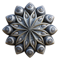 impressive rustic Black and White Zentangle Pattern Isolated Element detailed png