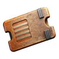 magnificent creative Boarding Pass with Barcode Generic Design Isolated original png