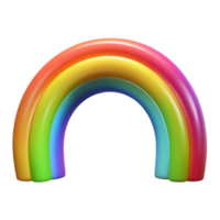 extraordinary rustic Colorful Rainbow Arch with Gradient Colors Transparent Background 4K png