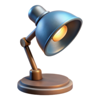 beautiful minimalist Desk Lamp with Cool Light Cutout with Realistic Shadow authentic png