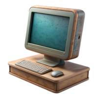 serene creative Desktop Computer with All in One Design Cutout genuine png