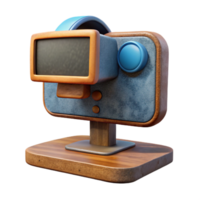 impressive classic Desktop Computer with Virtual Reality Ready Hardware Cutout original png