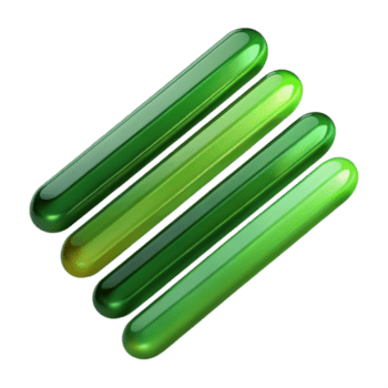 sereno astratto dinamico verde Linee trasparente elemento con pendenza autentico png