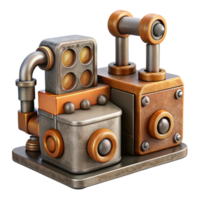 elegant creative Factory Automation Assembly Line Isolated Element high resolution png
