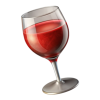 extraordinary abstract Glass of Wine Red Transparent Background detailed png